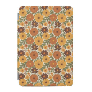 vintage 70s styled floral/flower iPad mini cover