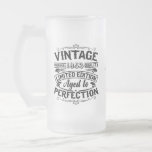 Vintage 70th Birthday Gift For Men of Women Retro Frosted Glass Beer Mug<br><div class="desc">If you're looking for the perfect gift for your husband or boyfriend's 70th birthday, then you need to check out our personalized vintage 1953 mug! This mug is perfect for men or women and features a retro frosted design. Not only is it a unique and special gift, but it also...</div>