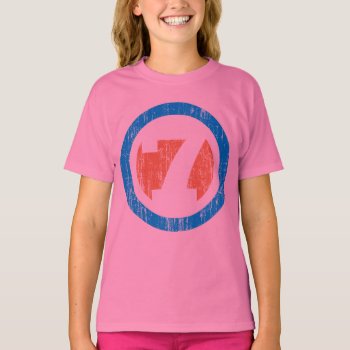 Vintage #7 T-shirt by DeluxeWear at Zazzle