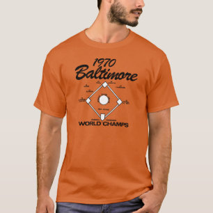 Vintage 80s 1970 Baltimore World Champs T-Shirt