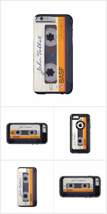 Vintage 80s Audio Tape cassette Smartphone Cases 