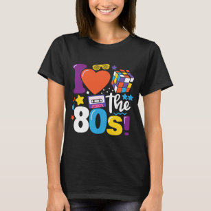 80s Shirts for Women I Love The 80's Shirts Vintage 80s Outfit Top