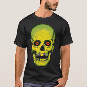 Vintage 80s Style Halloween Skeleton T-Shirt