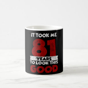 Vintage 81 Years Old Funny 81st Birthday Gift Coffee Mug
