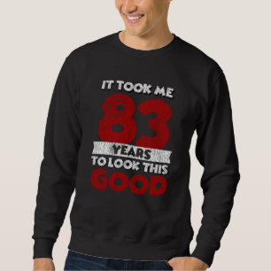 Vintage 83 Years Old Funny 83rd Birthday Gift Sweatshirt