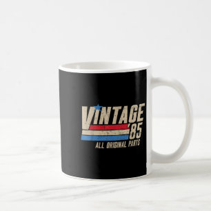 Vintage 85 Retro 40th Birthday 1985 Dad 40 For Men Coffee Mug