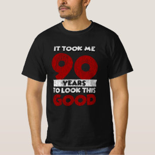 Vintage 90 Years Old Funny 90th Birthday Gift T-Shirt