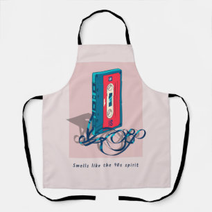 Vintage ’90s Cassette Tape Apron