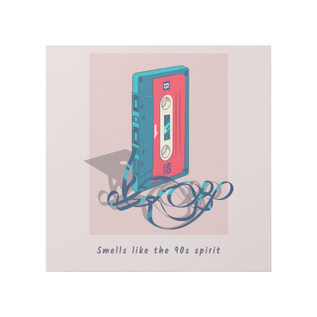 Vintage ’90s Cassette Tape Gallery Wrap (Front)