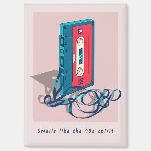 Vintage ’90s Cassette Tape Magnet