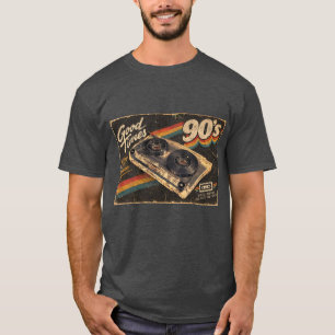 Vintage 90s Good Times Cassette Tape T-Shirt