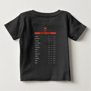 Vintage 90s Heavy Metal Axolotl Band Tour Parody Baby T-Shirt