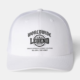 Vintage 90s Rap Urban Worldwide Legend Baseball Ca