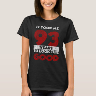 Vintage 93 Years Old Funny 93rd Birthday Gift T-Shirt