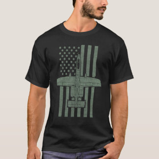 Vintage A 10 Warthog Thunderbolt Fighter Jet Attac T-Shirt