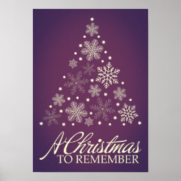 Vintage A Christmas to remember Poster