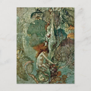 Vintage A. Duncan Carse The Little Mermaid Postcard