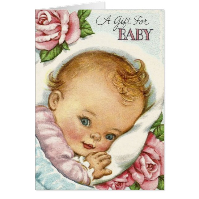 Vintage - A Gift for Baby, Cards (Front)
