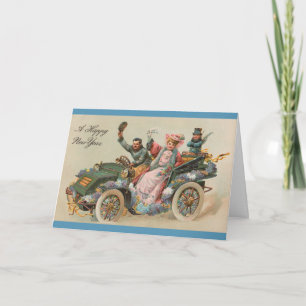 Vintage - A Happy New Year Journey Card