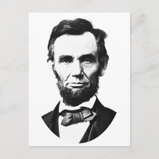 Vintage Abe Lincoln Postcard (Front)