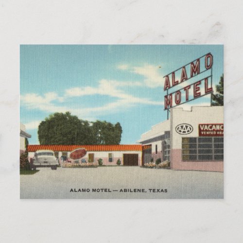 Vintage Abilene Texas Postcard