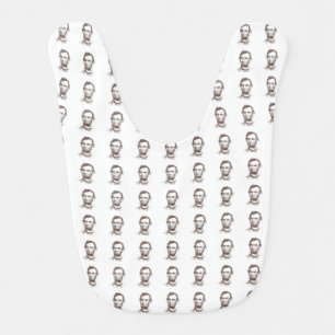 Vintage Abraham Lincoln Portrait Bib