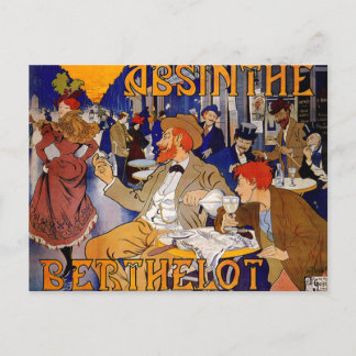 Vintage Absinthe Berthelot Postcard