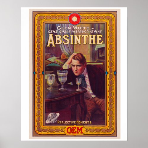 Vintage Absinthe Poster