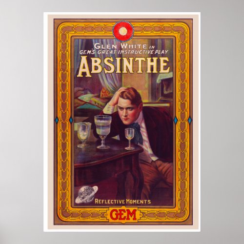 Vintage Absinthe Poster