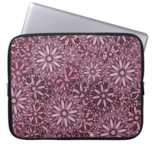 Vintage abstract background Mandala style seamle Laptop Sleeve