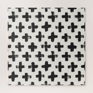 Vintage Abstract Brush Strokes Background Jigsaw Puzzle