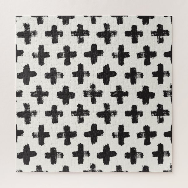 Vintage Abstract Brush Strokes Background Jigsaw Puzzle (Vertical)