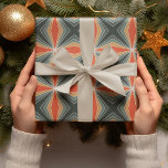 Vintage Abstract Colorful Christmas Pattern Wrapping Paper<br><div class="desc">Vintage Abstract Colorful Christmas Pattern</div>