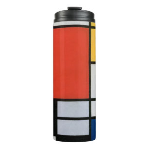 Vintage Abstract Composition by Piet Mondrian Thermal Tumbler