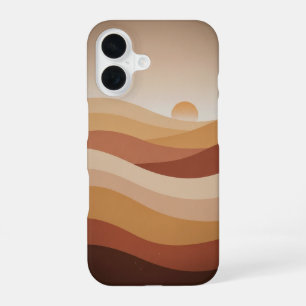 Vintage Abstract Desert Nature iPhone 16 Case