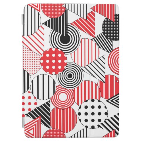 Vintage Abstract Dots  Stripes iPad Air Cover