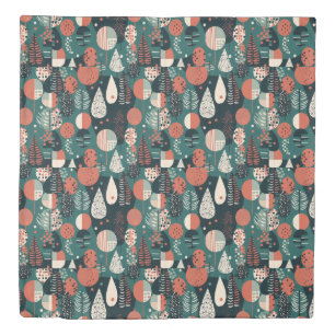 vintage abstract duvet cover