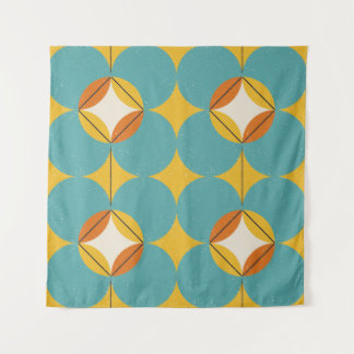 Vintage Abstract, Geometric Scandinavian Pattern. Tapestry