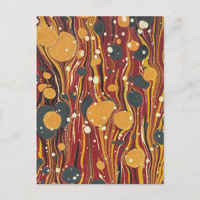 Vintage abstract pattern postcard (Front)