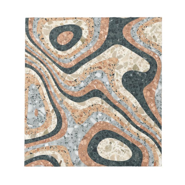 Vintage Abstract Quartz Stone Natural Notepad (Front)