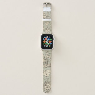 Vintage abstract seamless pattern on the theme of  apple watch band
