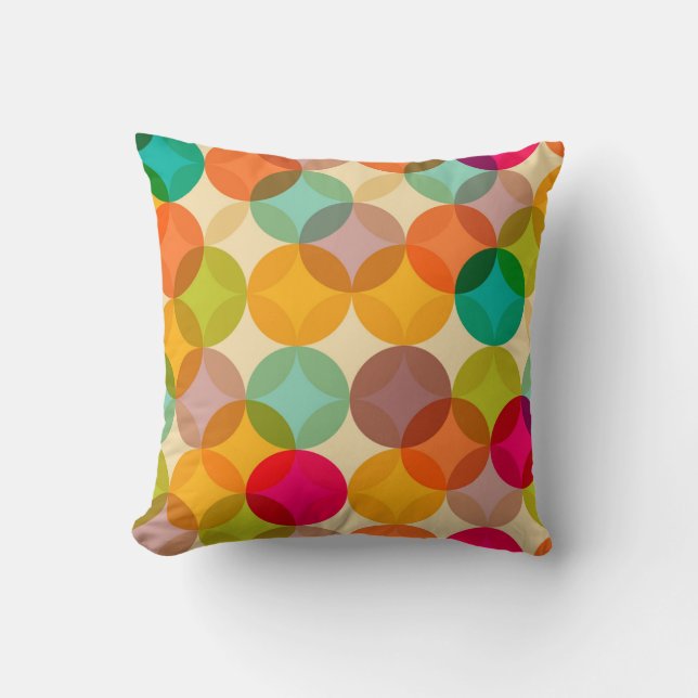 Vintage abstract seamless patternpattern,backgroun throw pillow (Front)