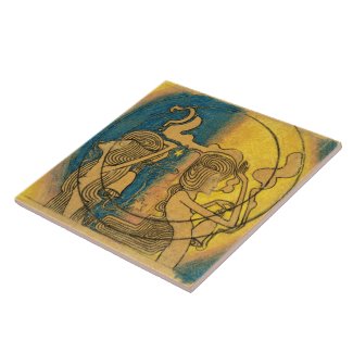 Vintage Abstract Symbolist Art Nouveau Toorop