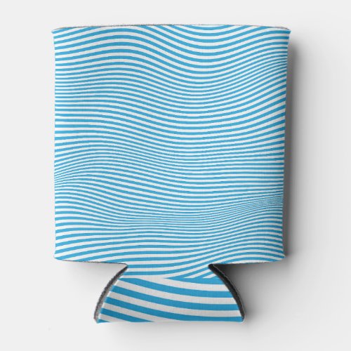Vintage Abstract Wave Stylized Water Can Cooler