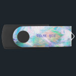 Vintage Abstract Whimsy – Fantasy Nature Thank You Flash Drive<br><div class="desc">A place of relaxation where warmth and magic reign supreme. This colorful abstract USB Flash Drives is decorated with a dreamy rainbow pattern inspired by vintage nature and colorful imagination, with the kind words “Thank you” written on it. Perfect for your creative projects, photo storage, or as a colorful and...</div>