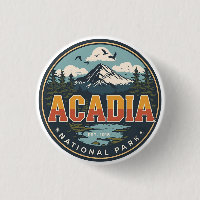 Vintage Acadia National park outdoor nature gifts