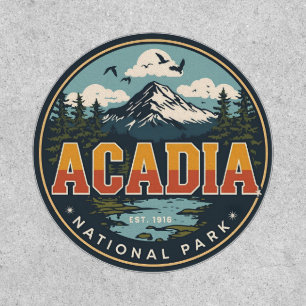 Vintage Acadia National park outdoor nature gifts Patch