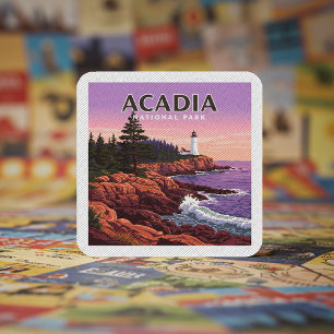 Vintage Acadia National Park Patch