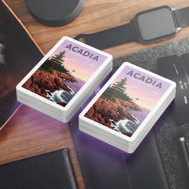 Vintage Acadia National Park Poker Cards (Creator Uploaded)