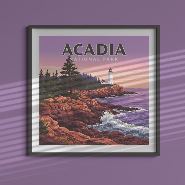Vintage Acadia National Park Poster (Creator Uploaded)